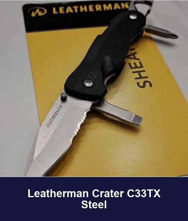 Нож складной Leatherman Crater C33TX Steel